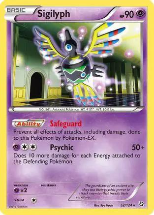 Sigilyph 052/124 - Dragons Exalted Holofoil