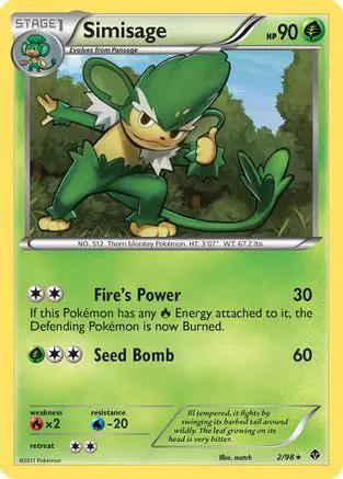 Simisage 002/98 - Emerging Powers Reverse Holofoil