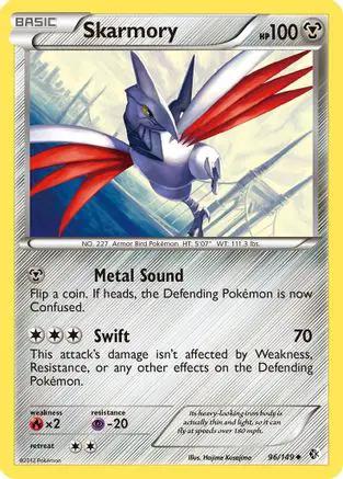 Skarmory 096/149 - Boundaries Crossed Reverse Holofoil
