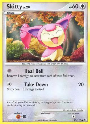 Skitty 093/127 - Platinum Reverse Holofoil