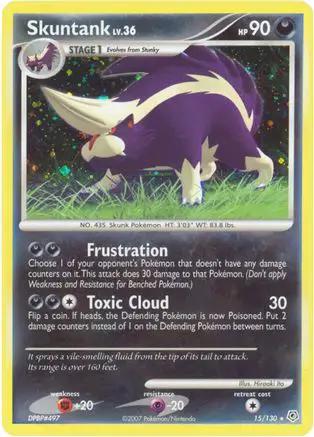 Skuntank 015/130 - Diamond and Pearl Reverse Holofoil