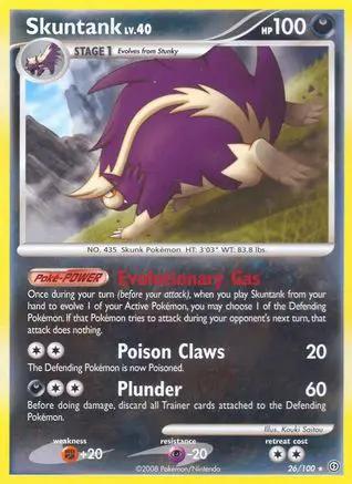 Skuntank 026/100 - Stormfront Reverse Holofoil