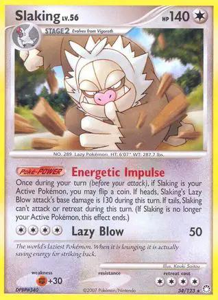 Slaking 034/123 - Mysterious Treasures