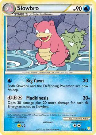 Slowbro 052/123 - HeartGold SoulSilver Reverse Holofoil