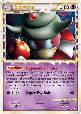 Slowking (Prime) 085/90 - Undaunted Holofoil