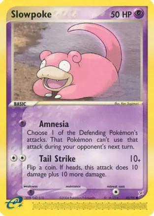 Slowpoke 045/95 - Team Magma vs Team Aqua Reverse Holofoil