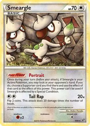 Smeargle 008/90 - Undaunted Reverse Holofoil