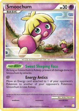 Smoochum 030/123 - HeartGold SoulSilver Reverse Holofoil