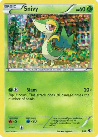 Snivy 001/12 - McDonalds Promos 2011 Holofoil