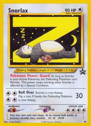 Snorlax 049/53 - WoTC Promo