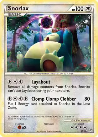 Snorlax 033/95 - Call of Legends Reverse Holofoil