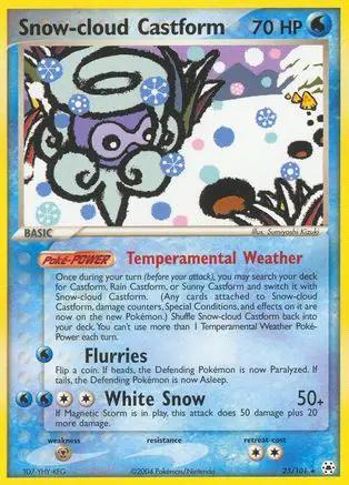 Snow-cloud Castform 025/101 - Hidden Legends Reverse Holofoil