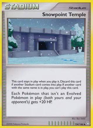 Snowpoint Temple 134/146 - Legends Awakened Reverse Holofoil