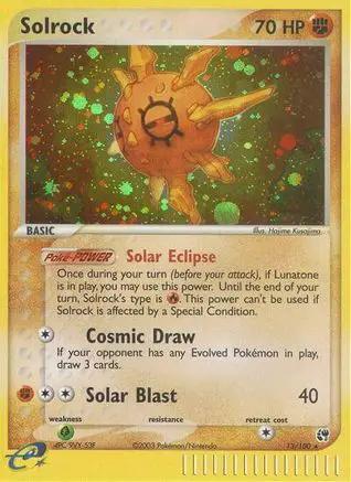 Solrock 013/100 - Sandstorm Holofoil