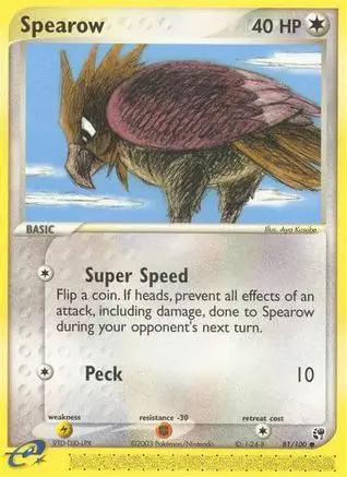 Spearow 081/100 - Sandstorm Reverse Holofoil