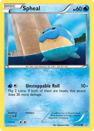 Spheal 029/124 - Dragons Exalted Reverse Holofoil