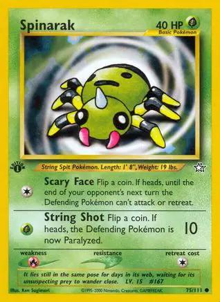 Spinarak 075/111 - Neo Genesis 1st Edition
