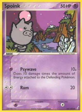 Spoink 062/100 - Crystal Guardians Reverse Holofoil