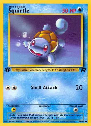 Squirtle 068/82 - Team Rocket 1st Edition