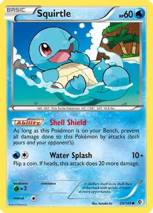 Squirtle 029/149 - Boundaries Crossed Reverse Holofoil