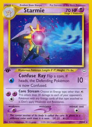 Starmie 025/64 - Neo Revelation 1st Edition