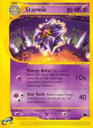 Starmie 030/144 - Skyridge Reverse Holofoil