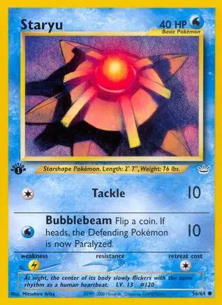 Staryu 056/64 - Neo Revelation 1st Edition