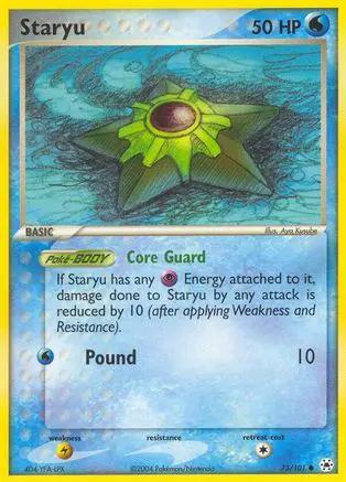 Staryu 075/101 - Hidden Legends Reverse Holofoil