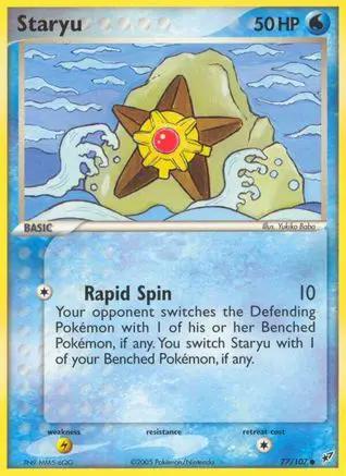 Staryu 077/107 - Deoxys Reverse Holofoil