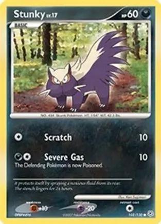 Stunky 102/130 - Diamond and Pearl Reverse Holofoil
