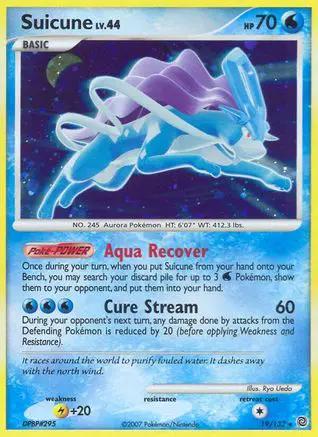 Suicune 019/132 - Secret Wonders Holofoil