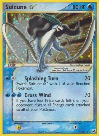 Suicune Star 115/115 - Unseen Forces Holofoil
