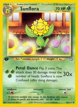 Sunflora 050/111 - Neo Genesis 1st Edition