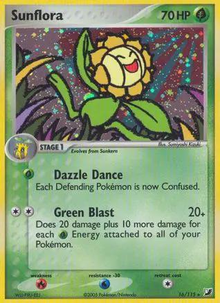 Sunflora 016/115 - Unseen Forces Holofoil
