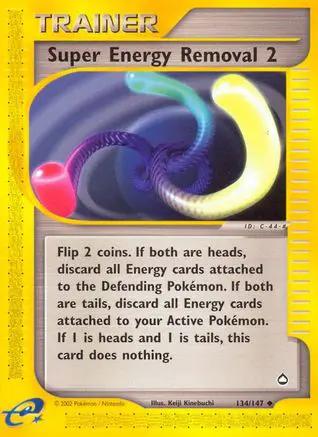 Super Energy Removal 134/147 - Aquapolis Reverse Holofoil