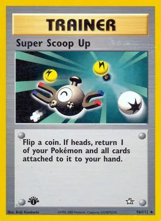 Super Scoop Up 098/111 - Neo Genesis 1st Edition
