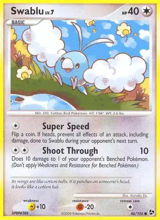 Swablu 086/106 - Great Encounters Reverse Holofoil