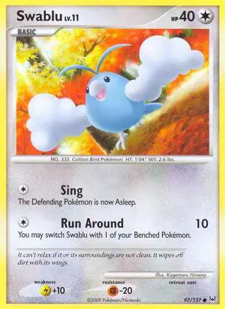 Swablu 097/127 - Platinum Reverse Holofoil