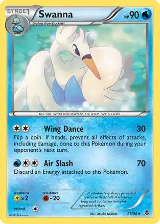 Swanna 027/98 - Emerging Powers Reverse Holofoil