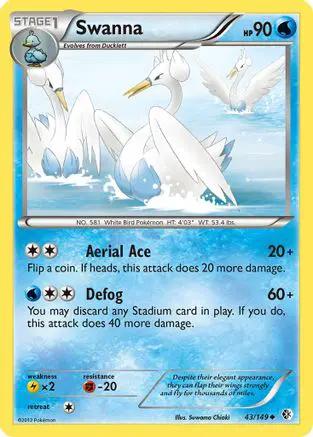 Swanna 043/149 - Boundaries Crossed Reverse Holofoil