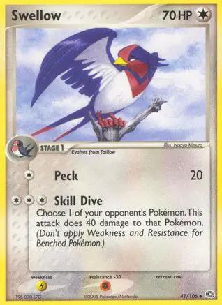 Swellow 041 - Emerald - Reverse Holofoil