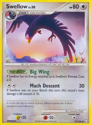 Swellow 073/146 - Legends Awakened Reverse Holofoil