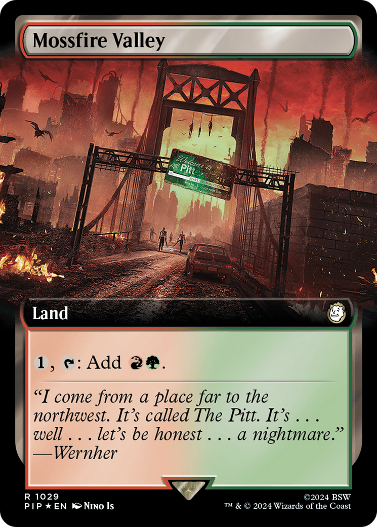 Mossfire Valley (PIP-1029) - Fallout: (Extended Art) Foil