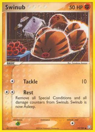 Swinub 079/109 - Team Rocket Returns Reverse Holofoil