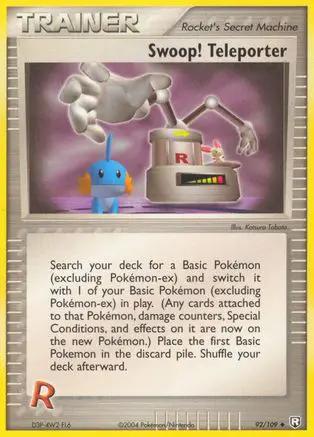 Swoop! Teleporter 092 - Team Rocket Returns - Reverse Holofoil