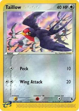 Taillow 072/109 - Ruby and Sapphire