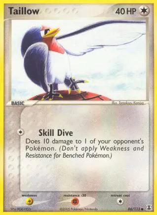 Taillow 086/113 - Delta Species Reverse Holofoil