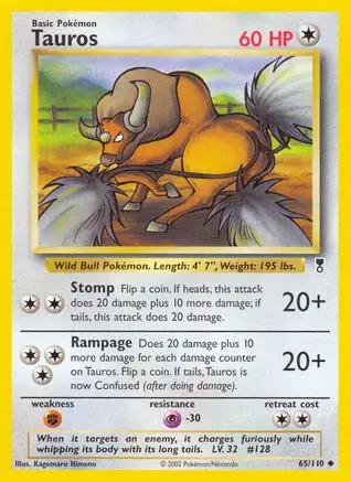 Tauros 065/110 - Legendary Collection Reverse Holofoil