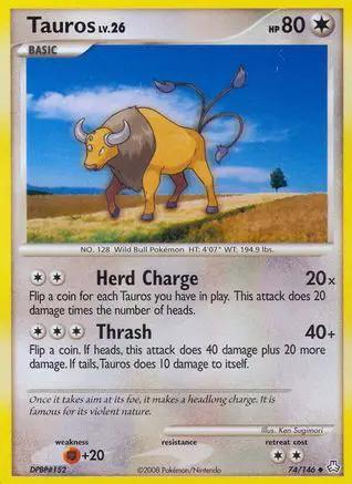 Tauros 074/146 - Legends Awakened Reverse Holofoil