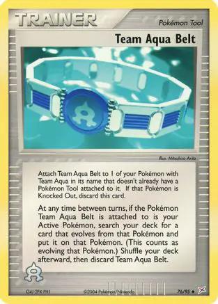 Team Aqua Belt 076/95 - Team Magma vs Team Aqua Reverse Holofoil